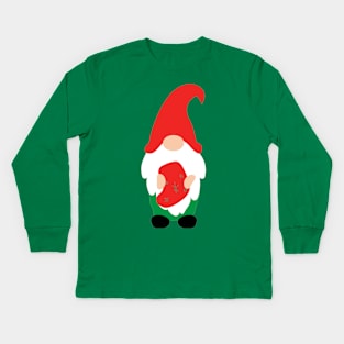 Alexander the holiday gnome Kids Long Sleeve T-Shirt